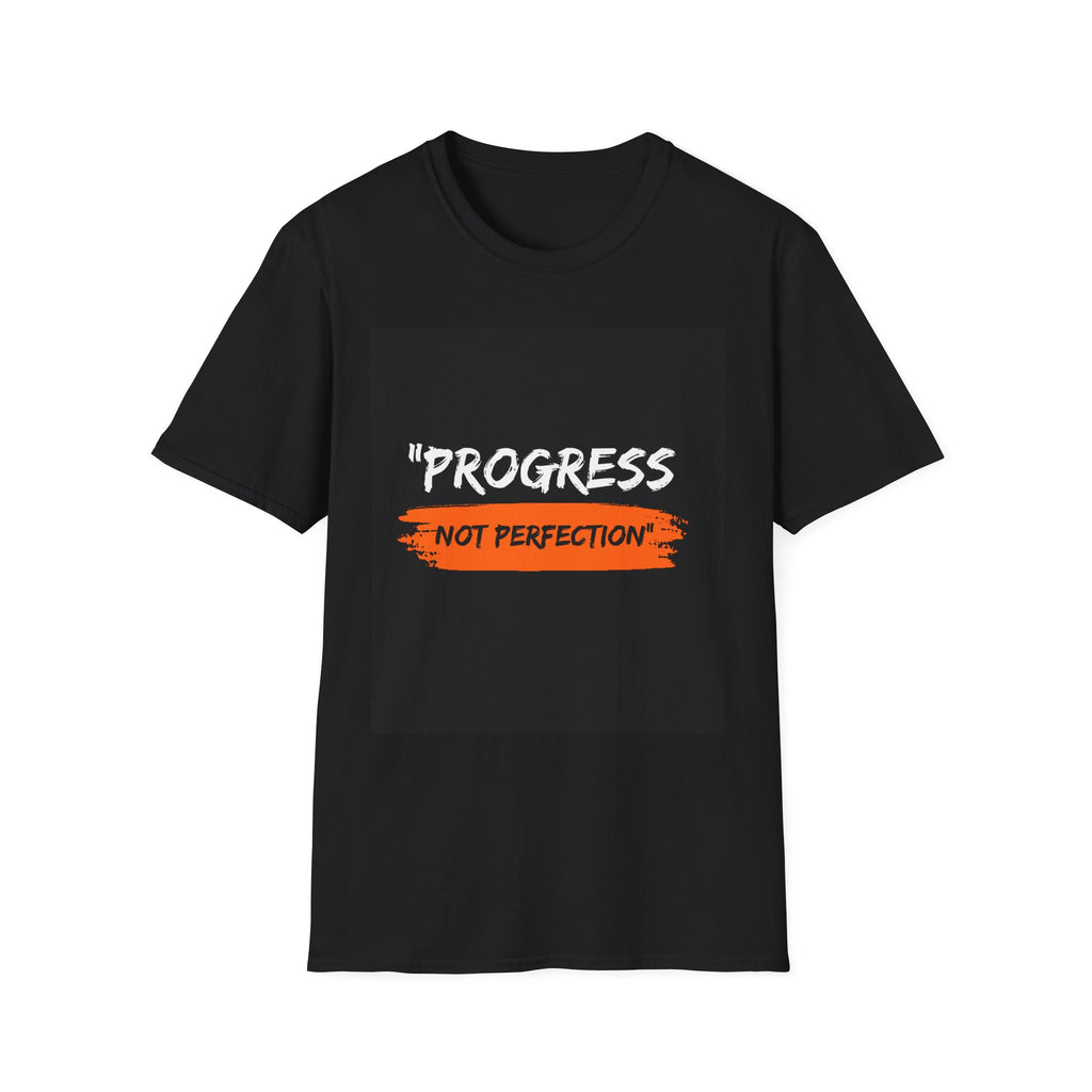 Progress Not Perfection T-Shirt — Motivational Fitness Tee