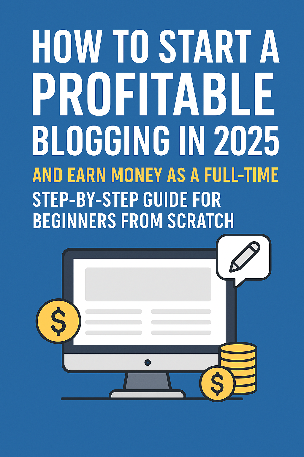 How to Start a Profitable Blog in 2025: Full-Time Step-by-Step Beginner’s Guide
