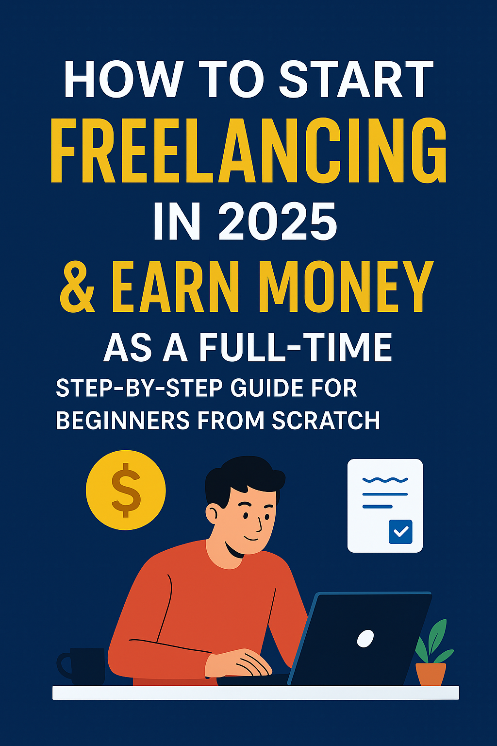 How to Start Freelancing in 2025: A Full-Time Step-by-Step Beginner’s Guide
