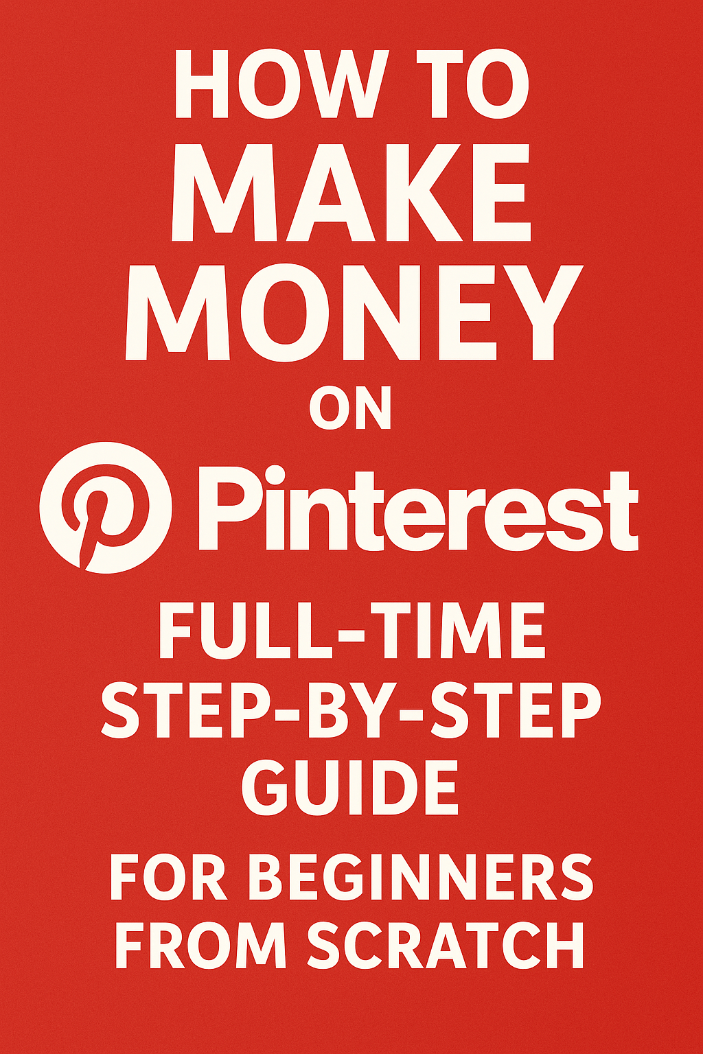 How to Make Money on Pinterest (2025): Full-Time Step-by-Step Beginner’s Guide